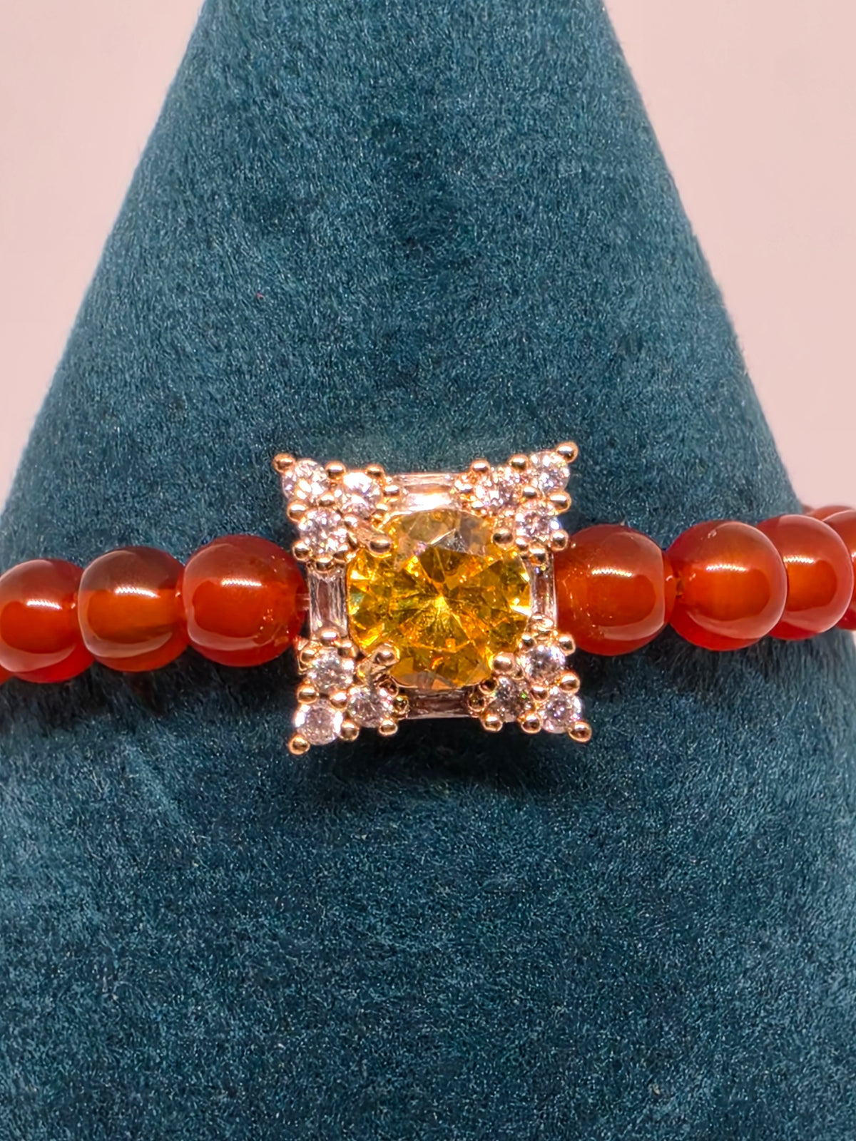 Carnelian bracelet 6 INCH