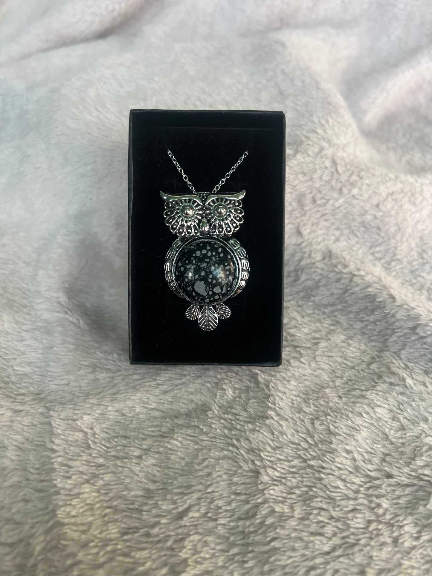 Wise old owl 925 necklace