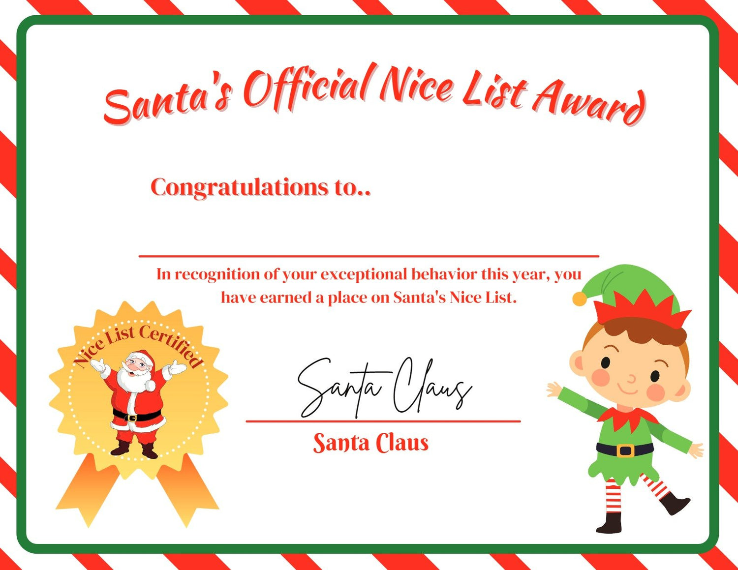 Letter from Santa