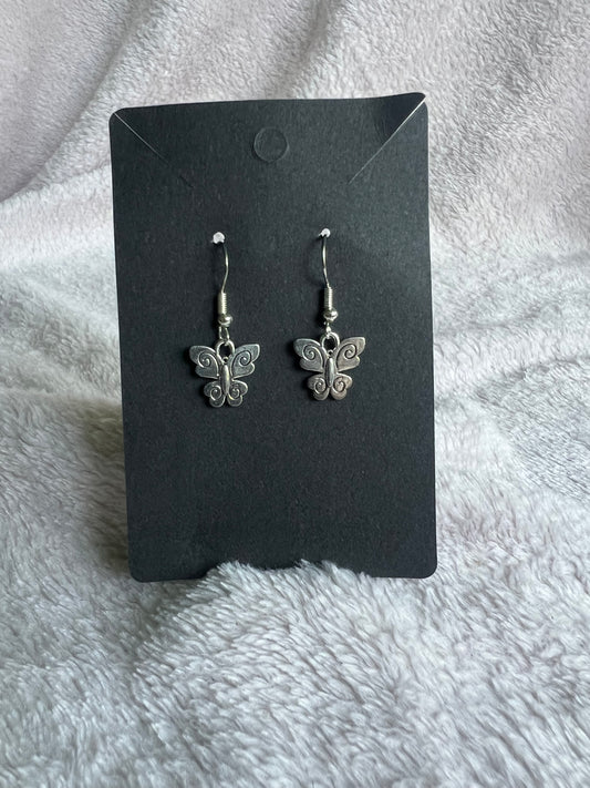 Silver butterflies