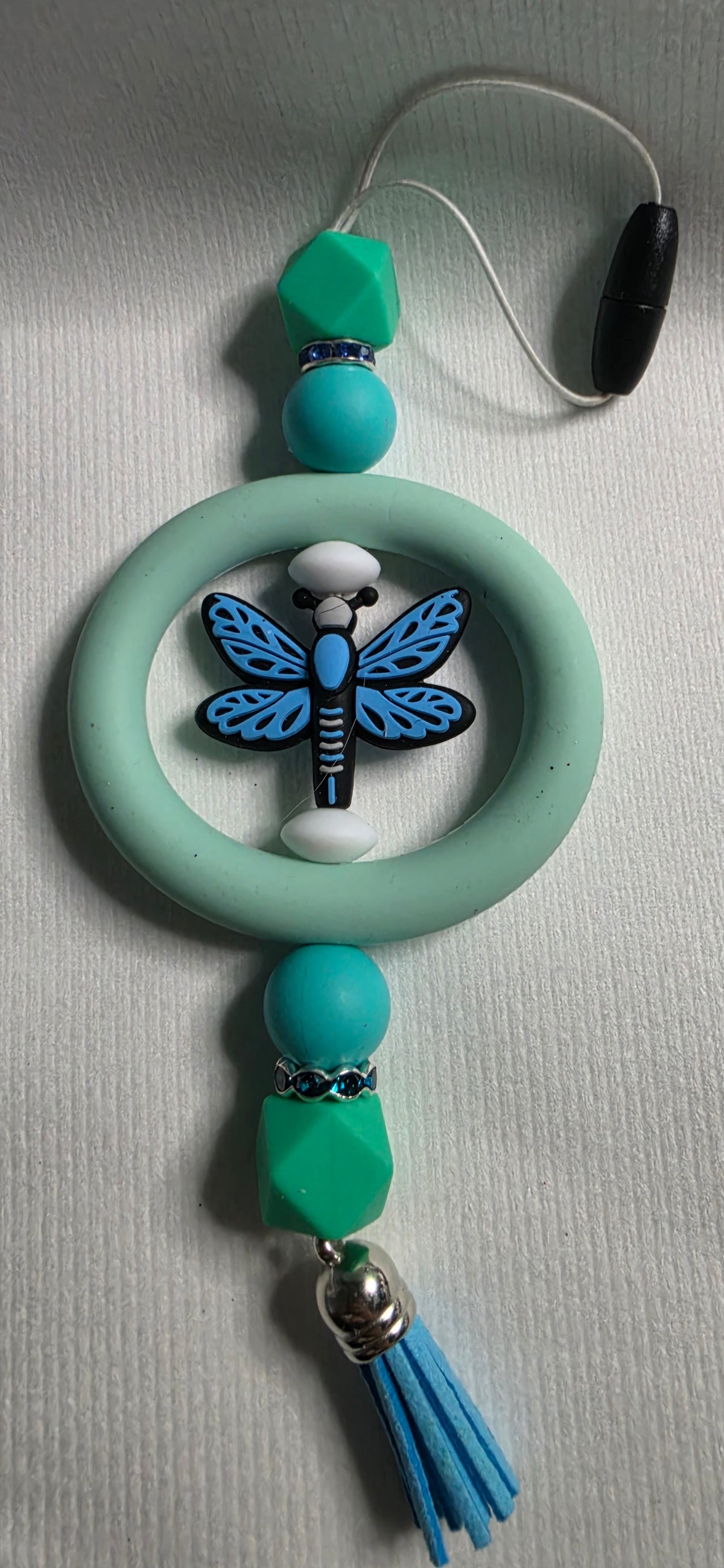 Dragonfly car charm