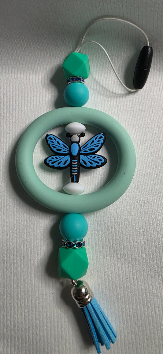 Dragonfly car charm