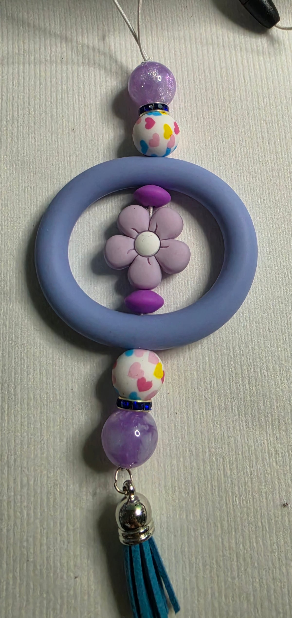 Flower car charm
