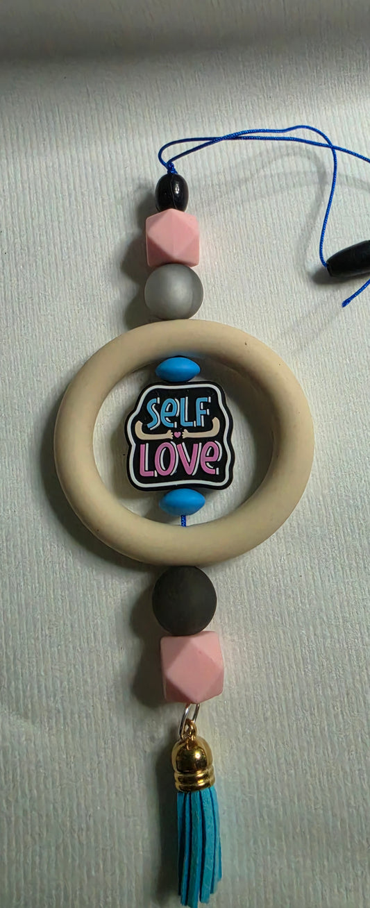 silicon self love car charm
