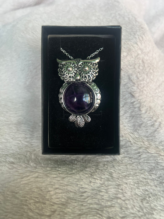 Amethyst owl
