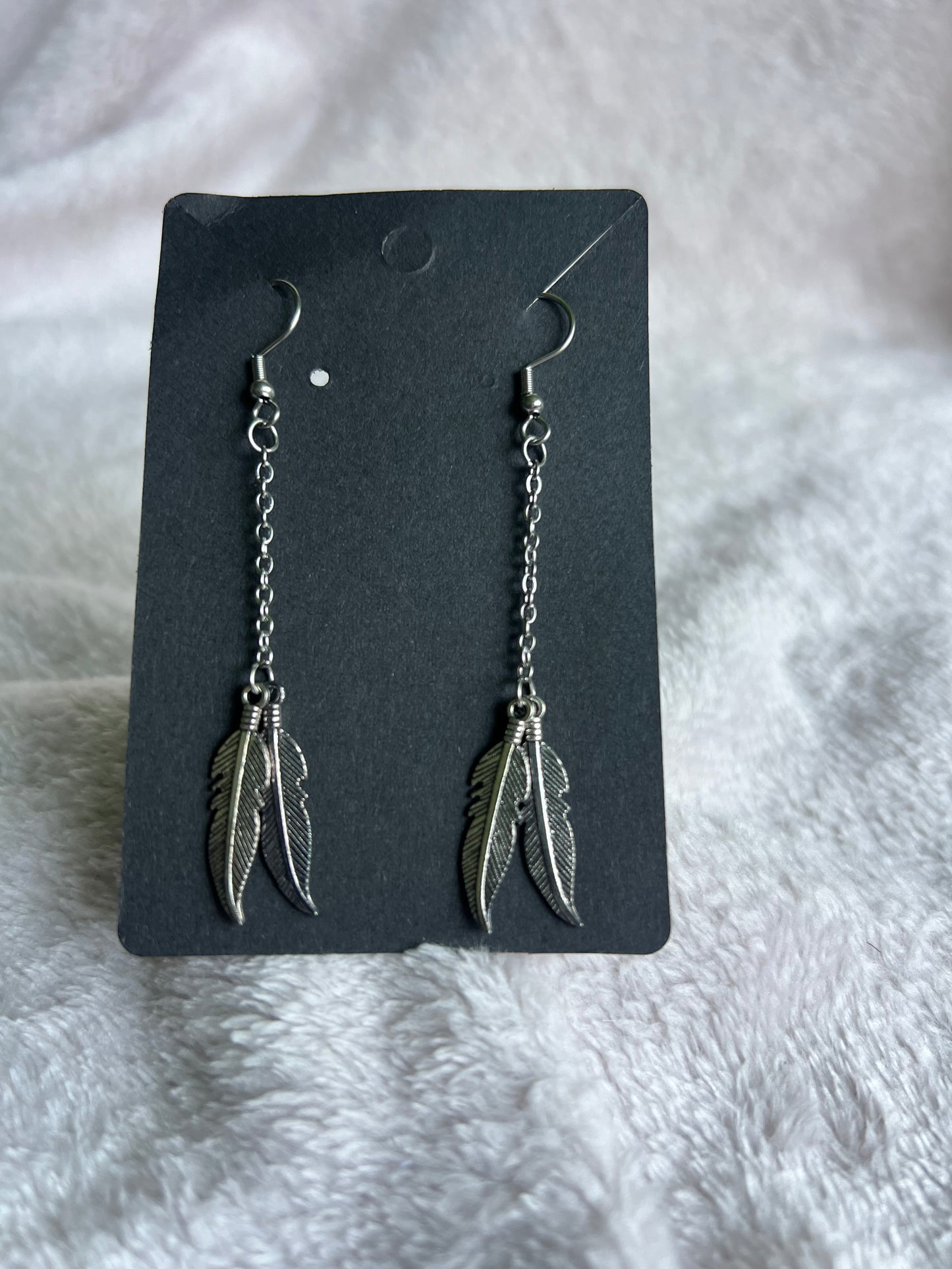 Feather dangles