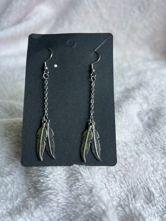 Feather dangles