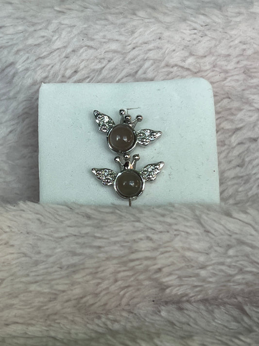 925 studs moonstone