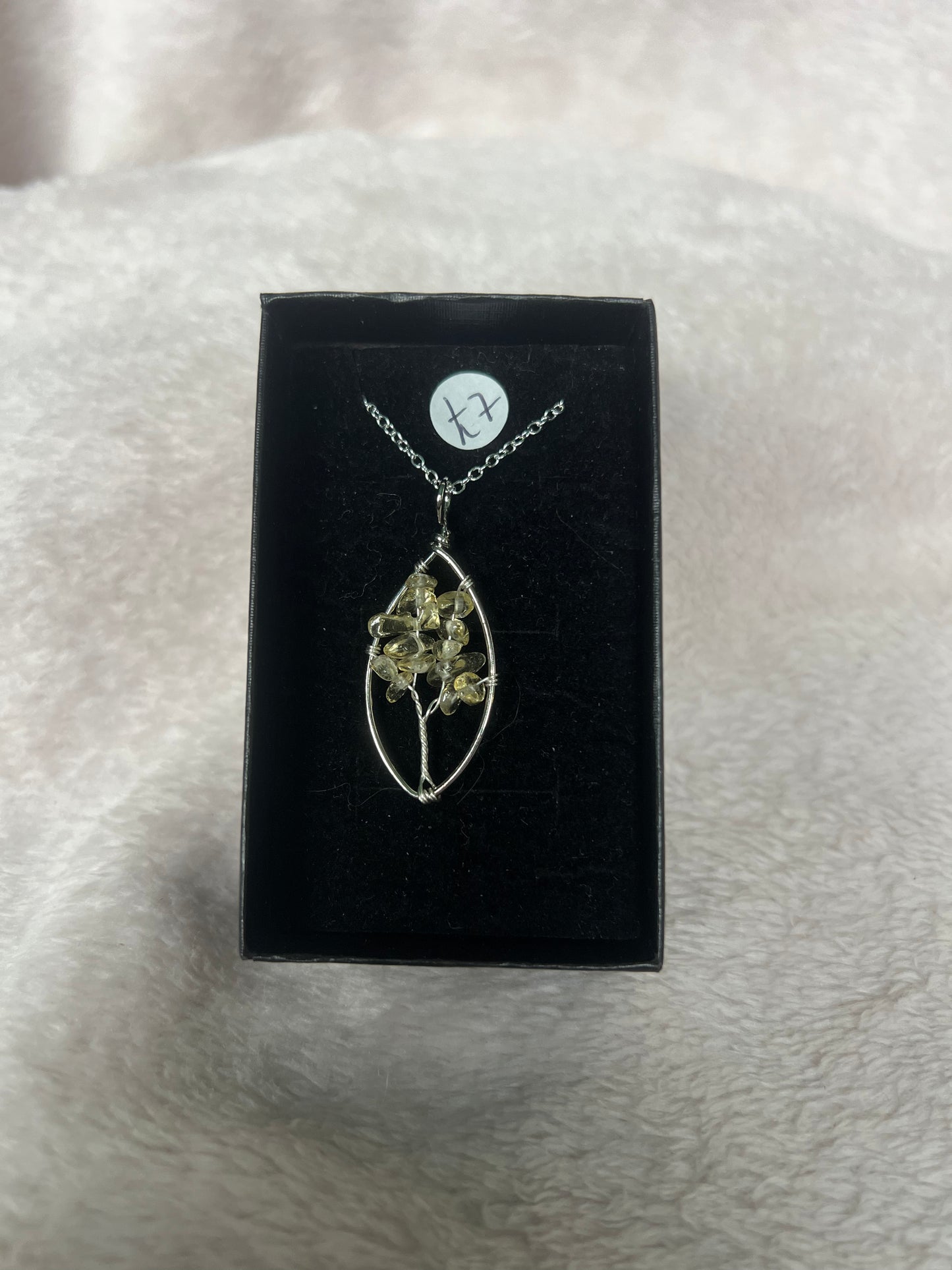Citrine tree of life 925