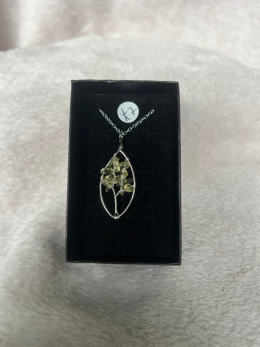 Citrine tree of life 925