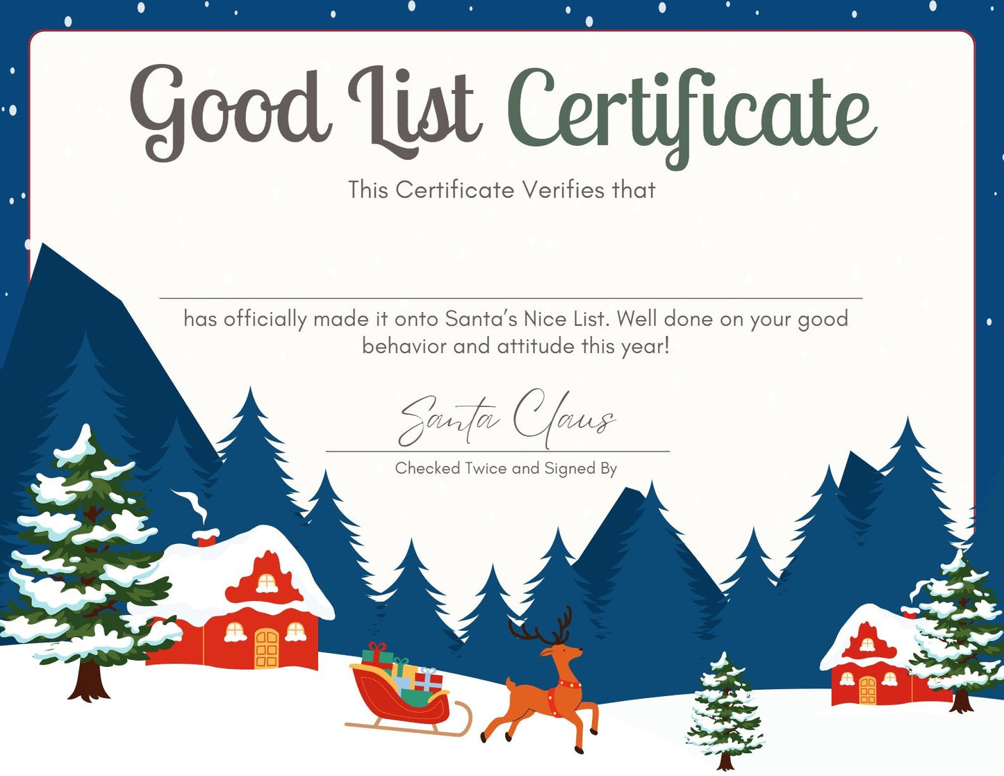 Letter from Santa