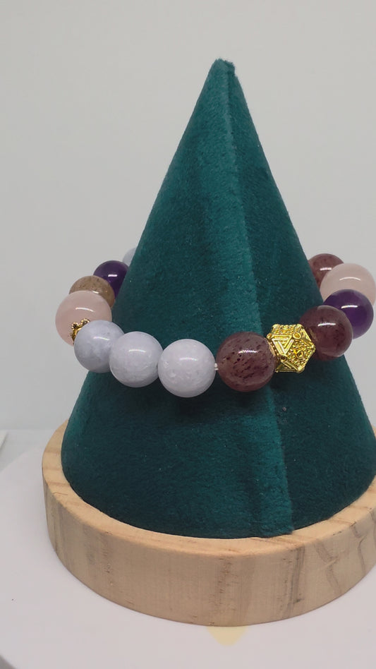 Mixed crystal bracelet
